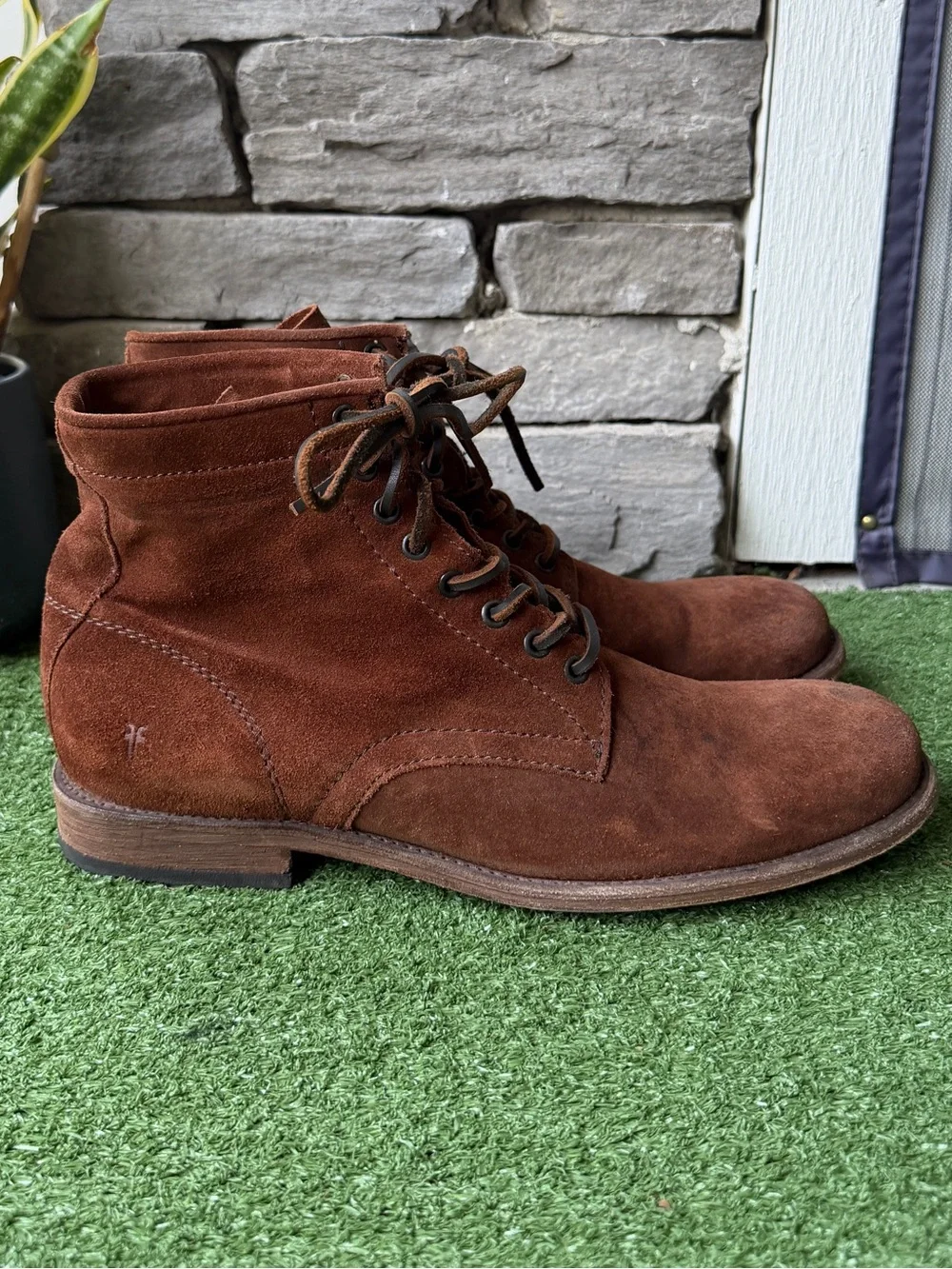 Frye suede leather